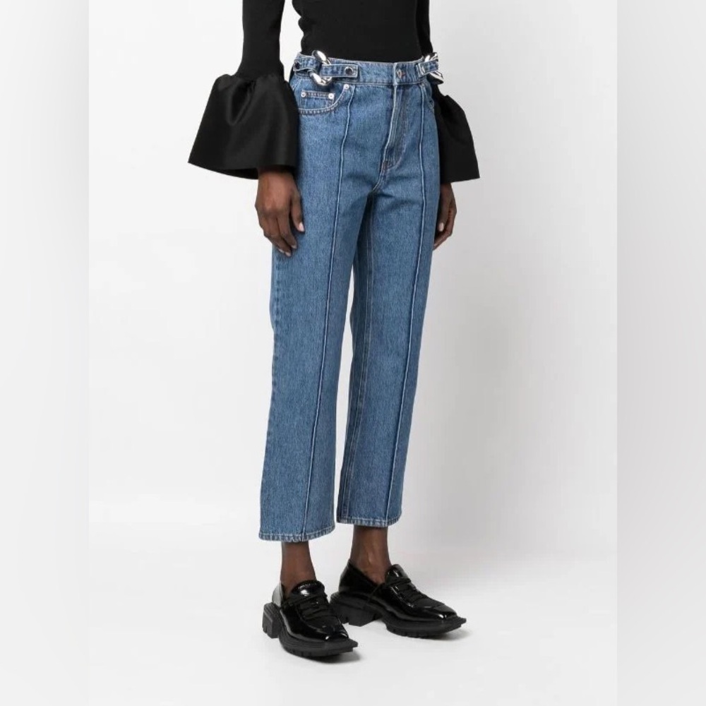 J.W. Anderson Chain Link Slim Fit Jeans